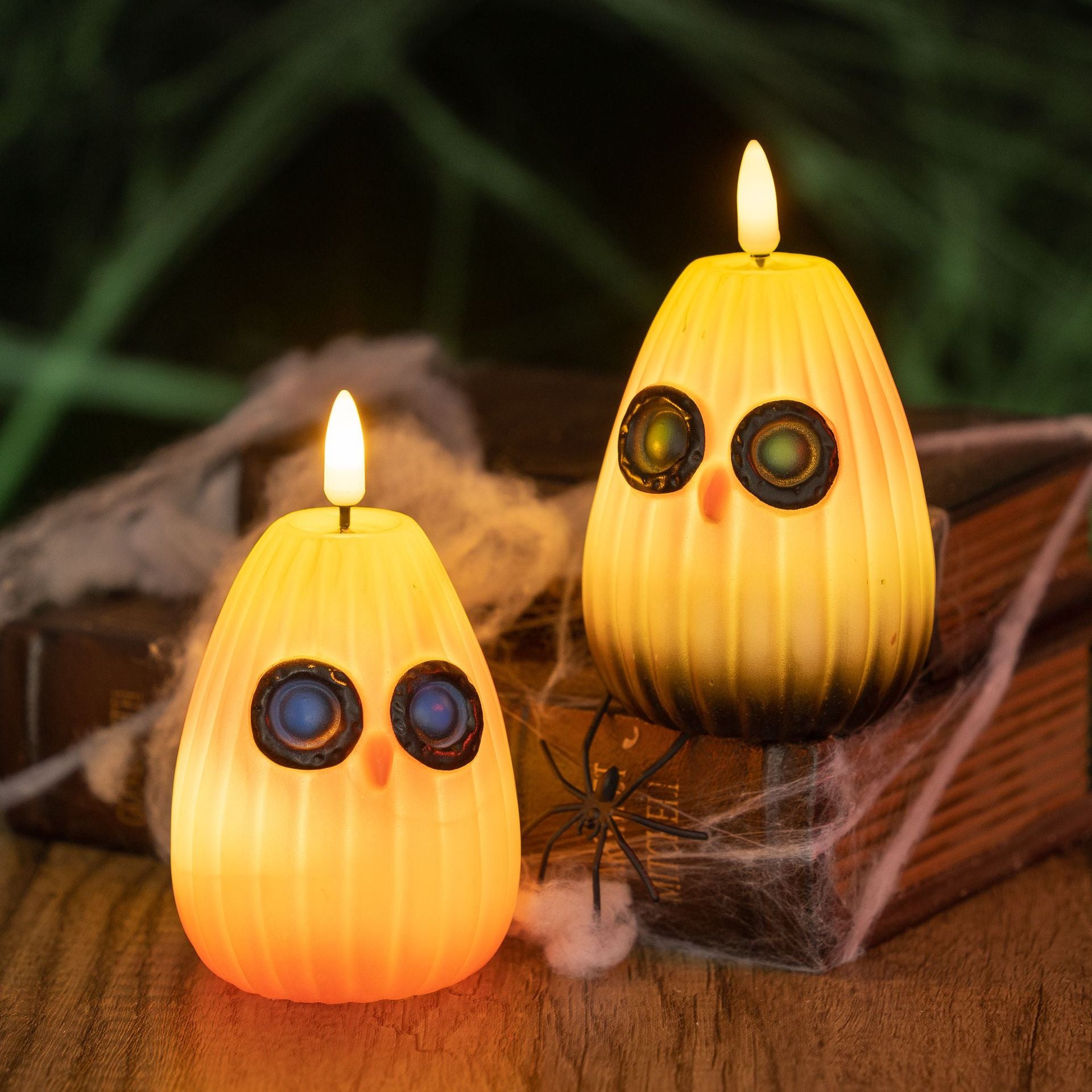 Halloween Decorations Funny Owl Glowing Pumpkin Night Light Party Atmosphere Props Desk…