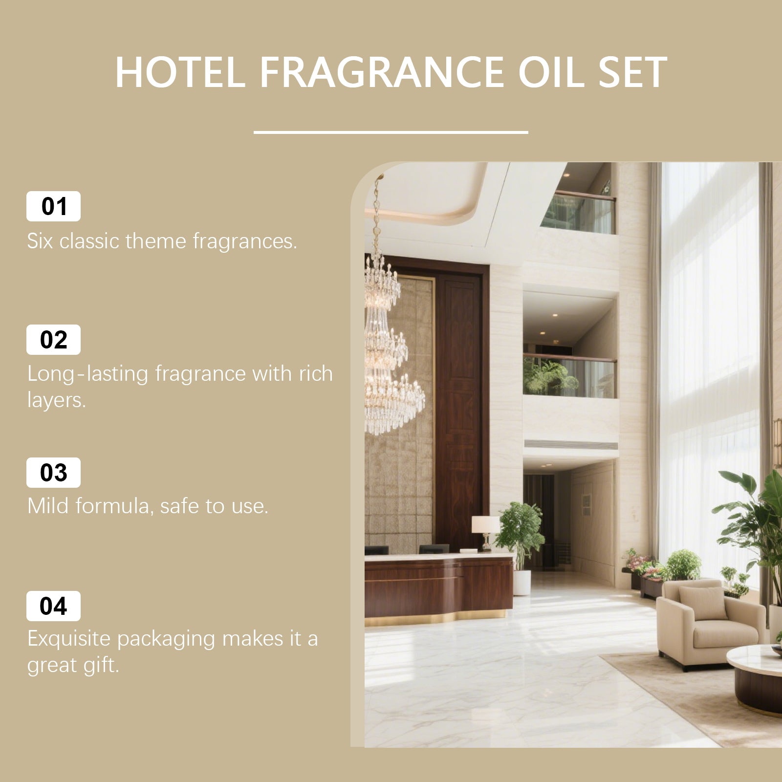 Hotel Fragrance Oil Set, 6 Pack Premium Scented Oils For Diffuser, Candle Making & Room…