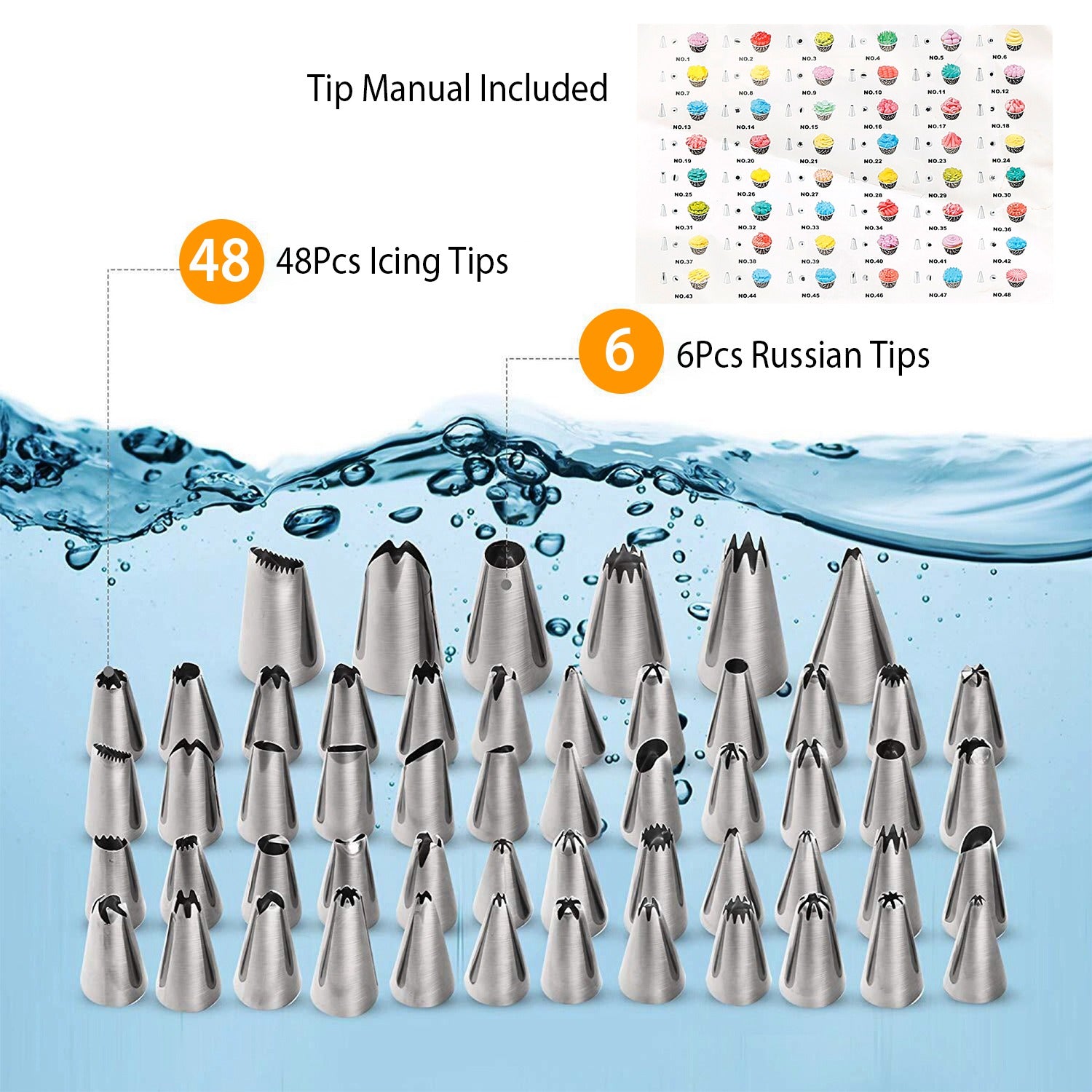 1 Set 11in Rotating Cake Turntable 108Pcs Cake Decorating Supplies Kit Revolving Cake T…