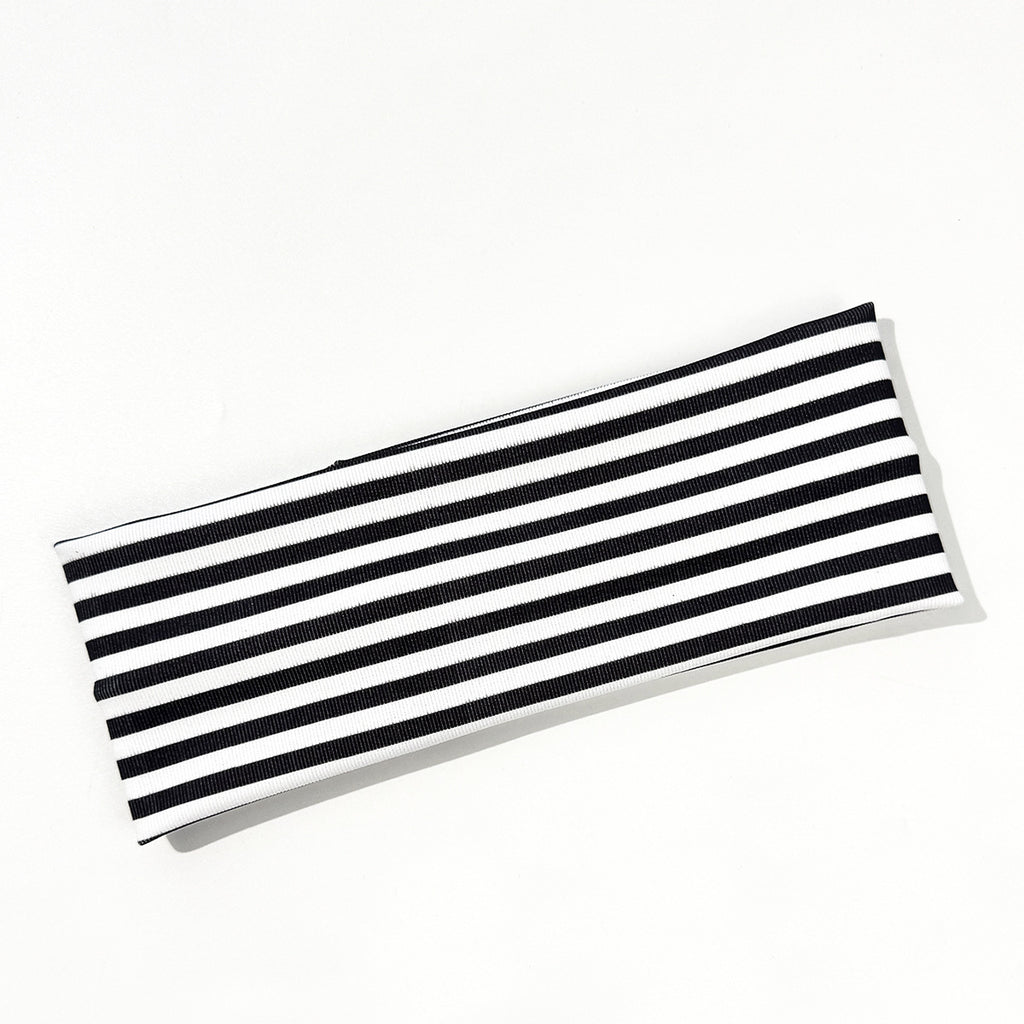 Striped Elastic Hairband Unisex Sports Headband Fashionable Hair Tie