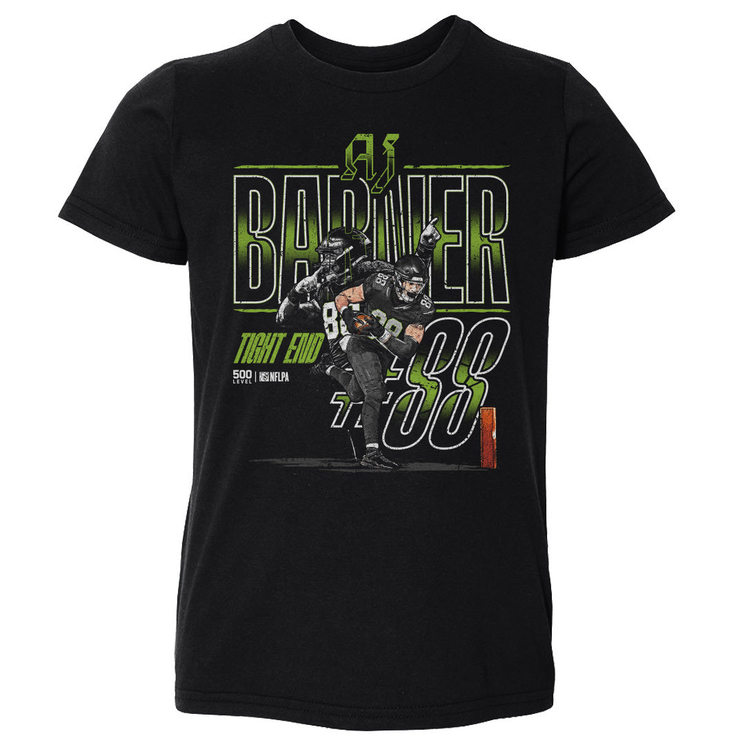 AJ Barner Seattle Name Number WHT