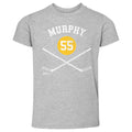 Larry Murphy Pittsburgh 55 Sticks WHT