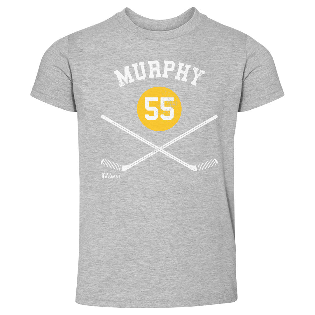 Larry Murphy Pittsburgh 55 Sticks WHT