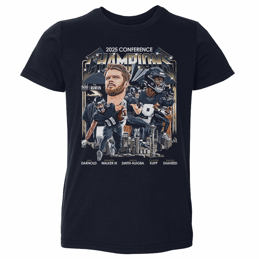 Seattle Football 2025 Conference Champions Vintage WHT