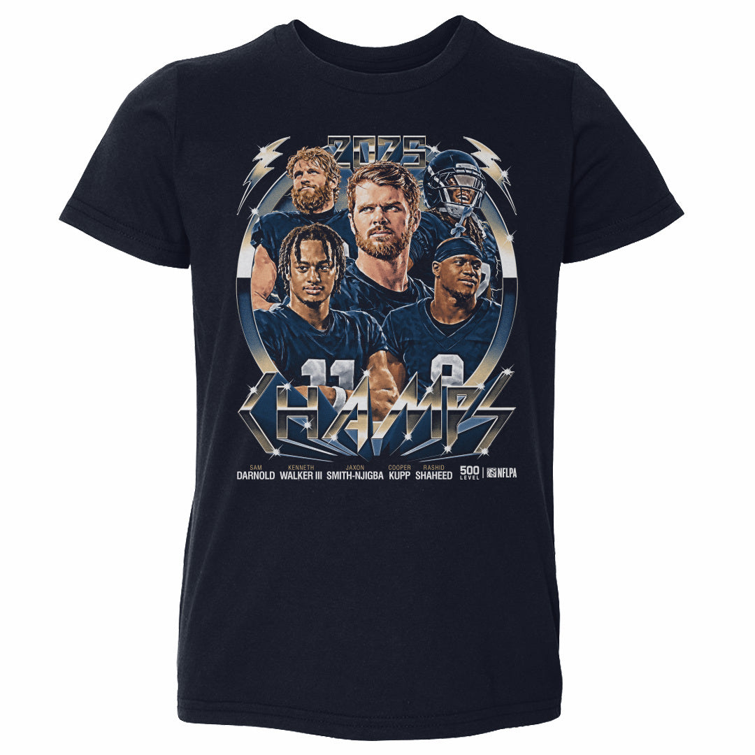 Seattle Football 2025 Champs Vintage WHT