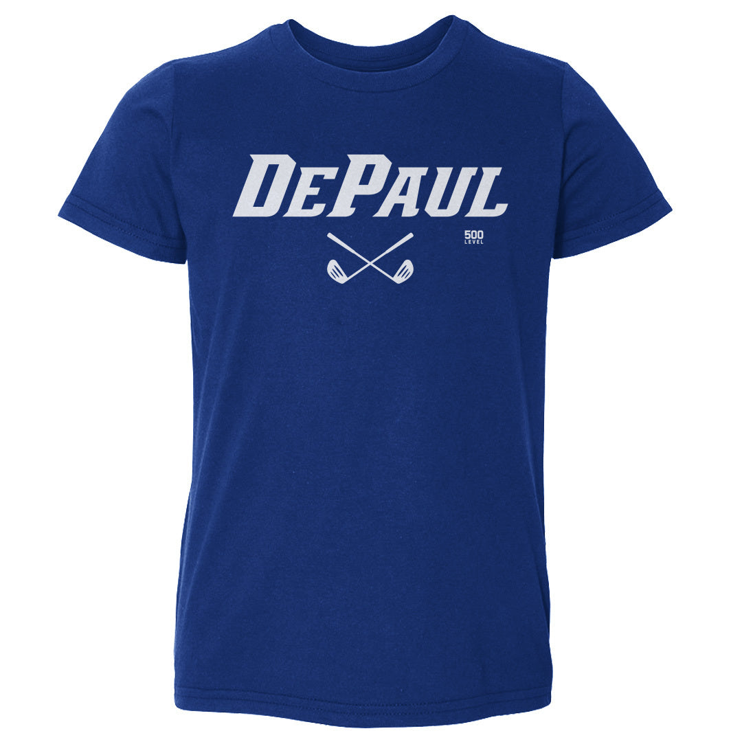 DePaul Blue Demons Golf Minimalist WHT