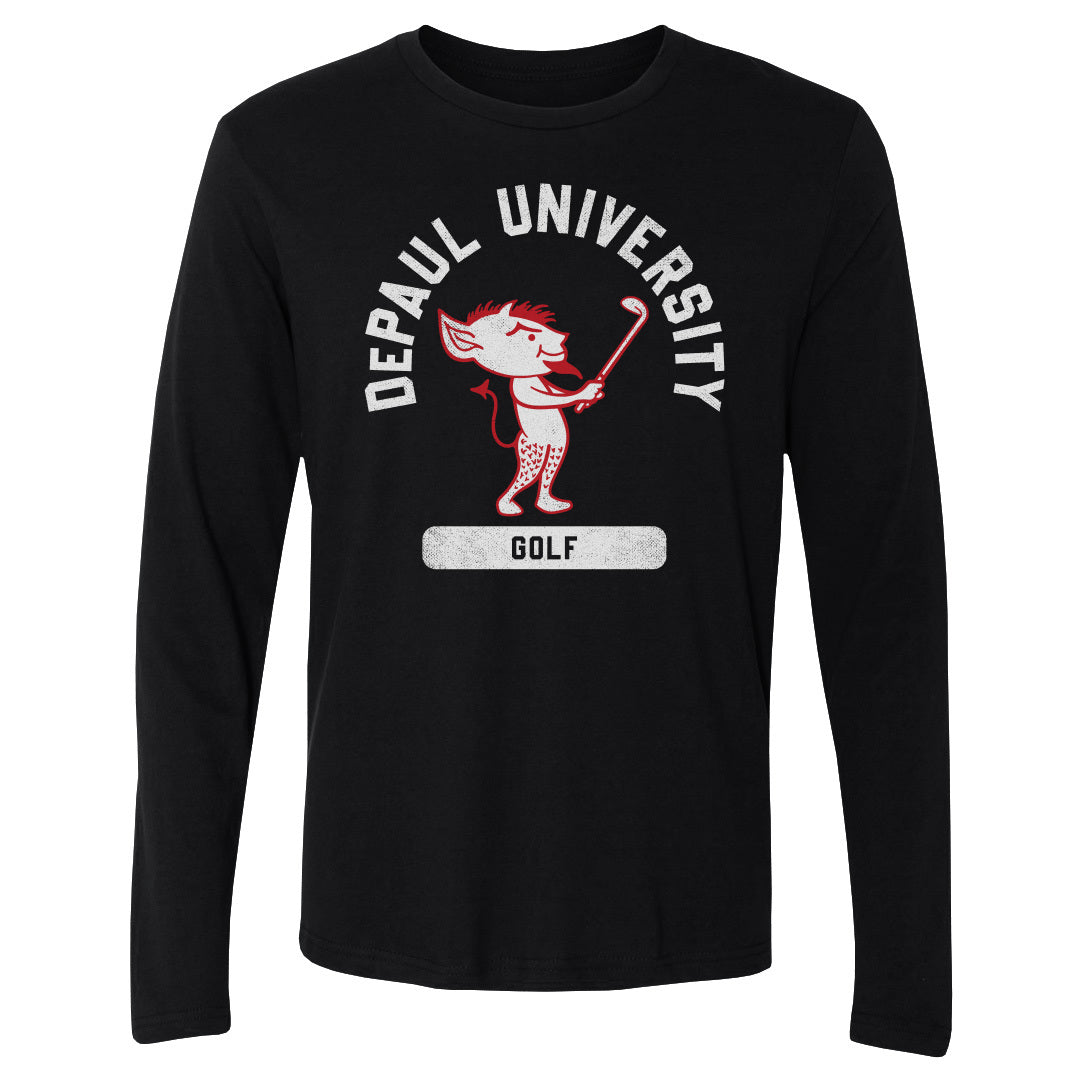 DePaul Blue Demons Mascot Golf WHT