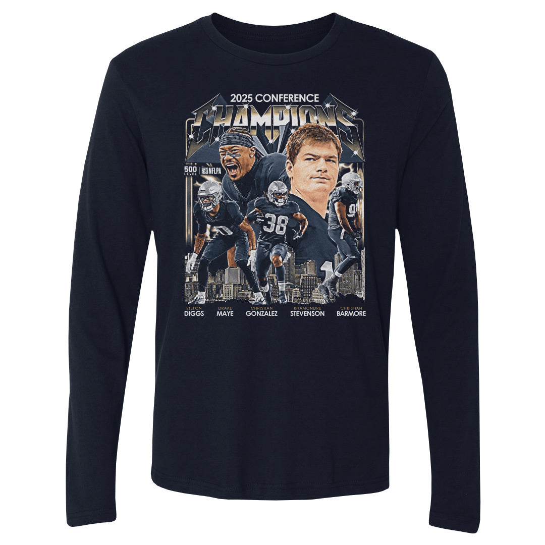New England Football 2025 Conference Champions Vintage WHT