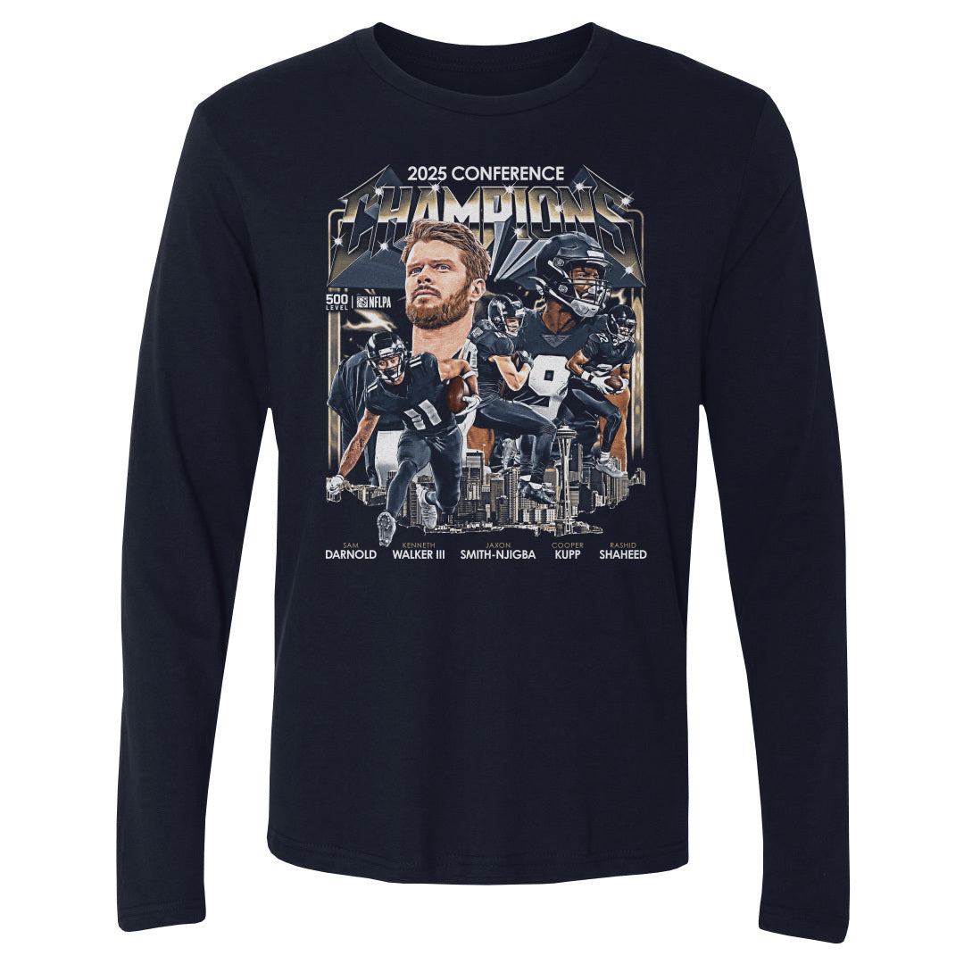 Seattle Football 2025 Conference Champions Vintage WHT
