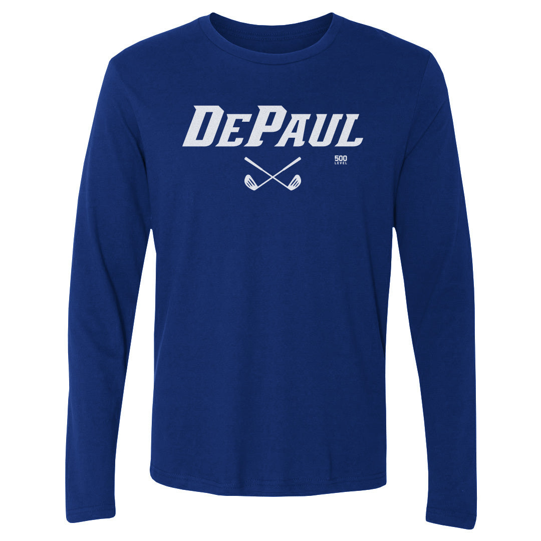 DePaul Blue Demons Golf Minimalist WHT