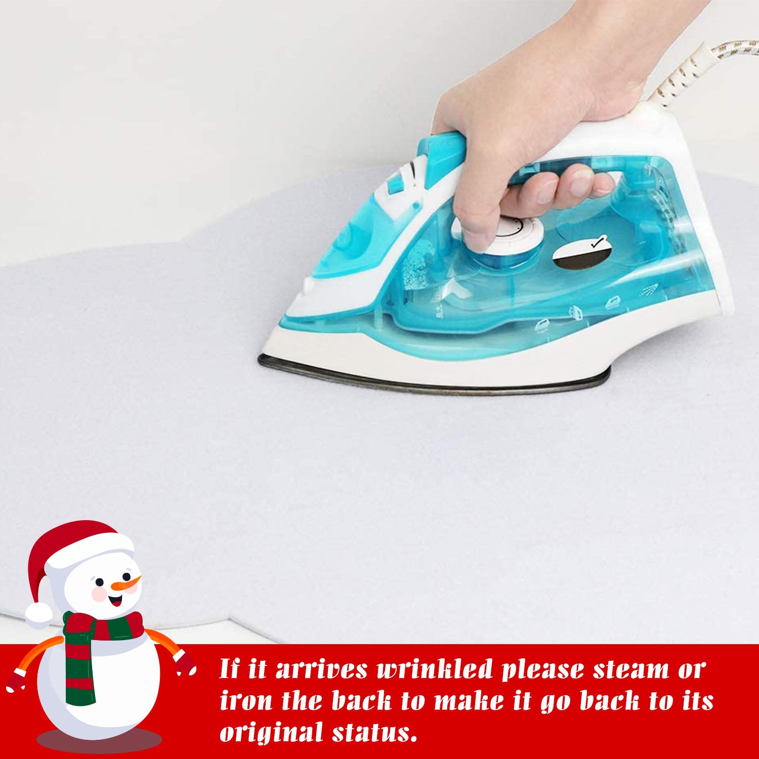 Felt Christmas Snowman Set DIY Felt Christmas Hanging Decorations Kits With 54Pcs Detac…
