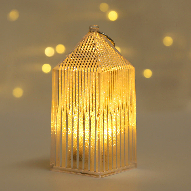 Led Electronic Candle Lamp Ornaments Crystal Christmas Decorations Christmas Tree Penda…