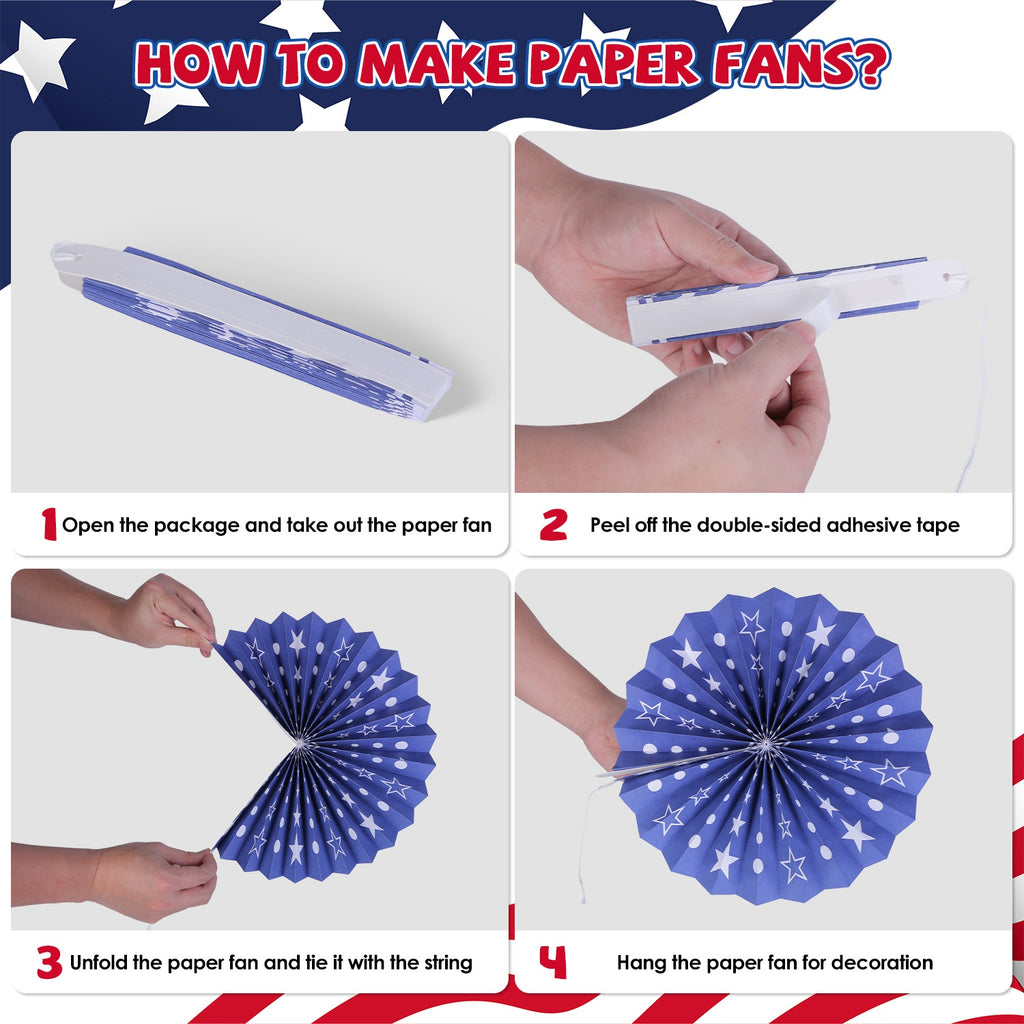 1Set 4th Of July Decorations Set,Patriotic Party Supplies With USA Foil Balloons Paper…