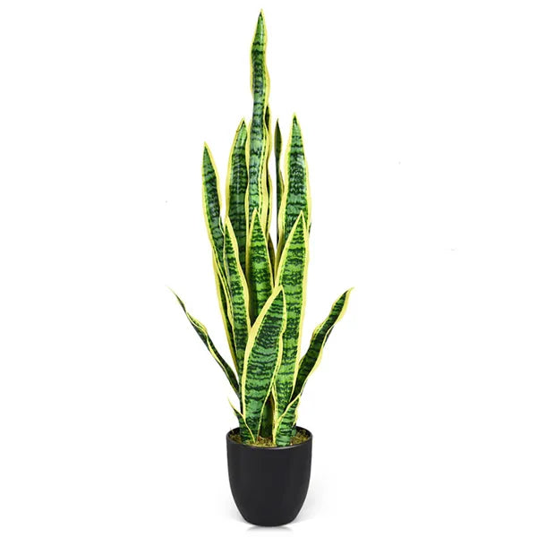 1PC 35.5 Inches Indoor And Outdoor Decoration Fake Snake Plant Artificial Plant
