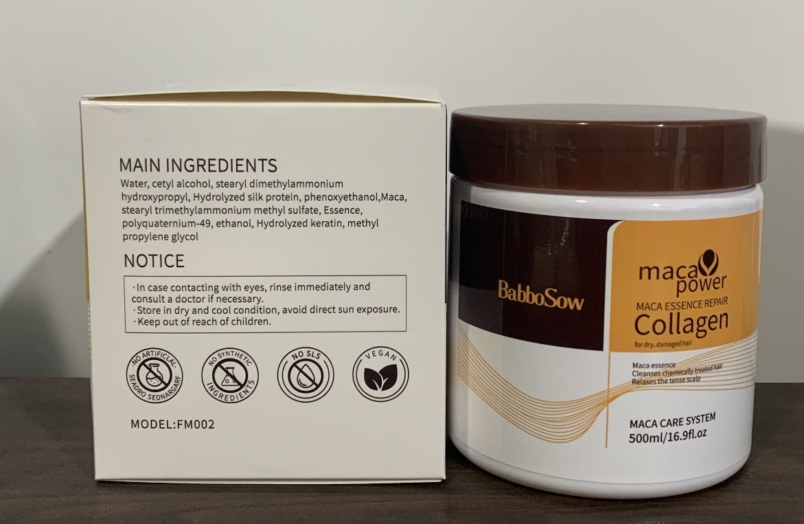Moisturizing Collagen Hair Mask Hydrating Soft Nourishment Cream Deep Cleansing Hair Ca…