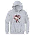 Connor Bedard Chicago Cartoon Santa Hat WHT