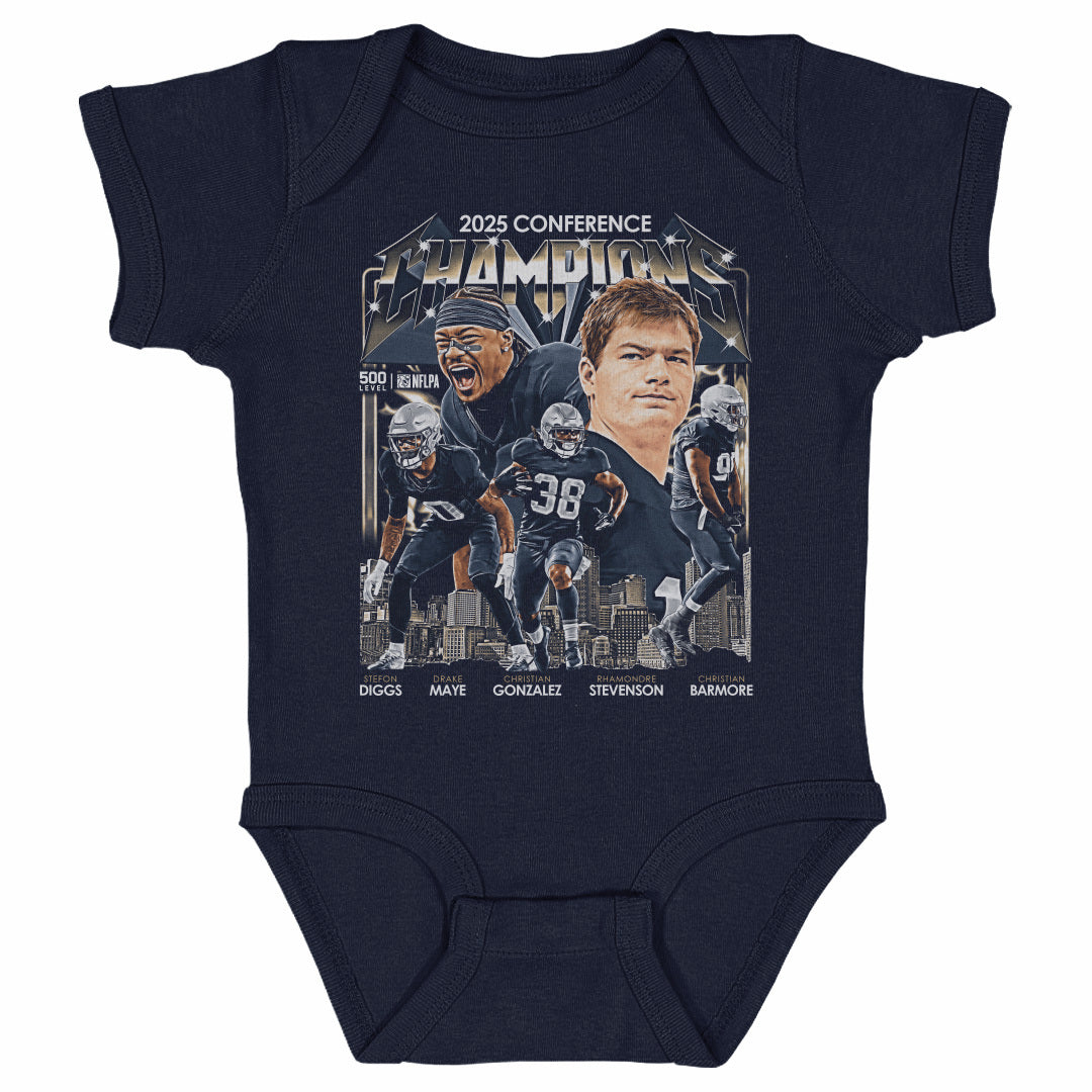 New England Football 2025 Conference Champions Vintage WHT