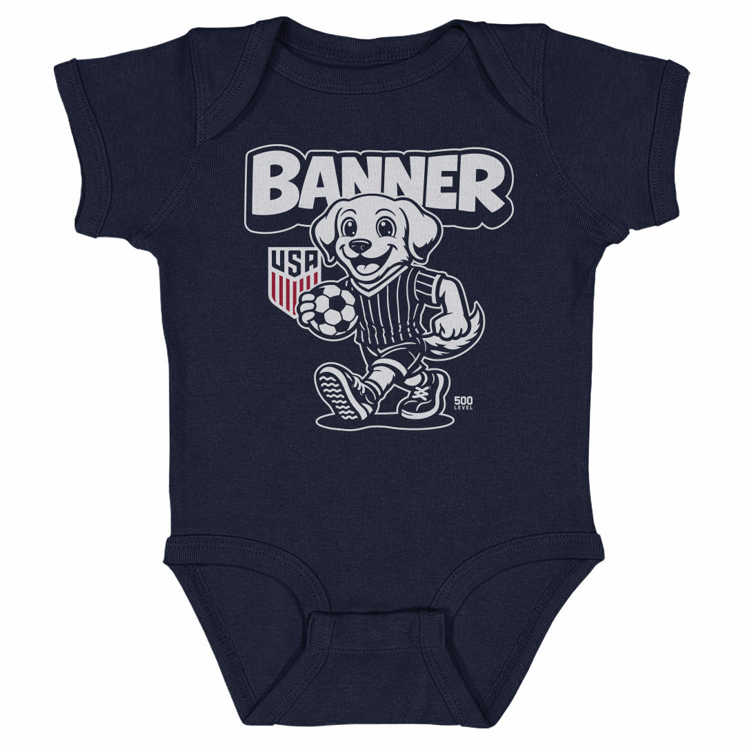U.S. Soccer Mascot Banner WHT