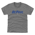 DePaul Blue Demons Wordmark Royal WHT