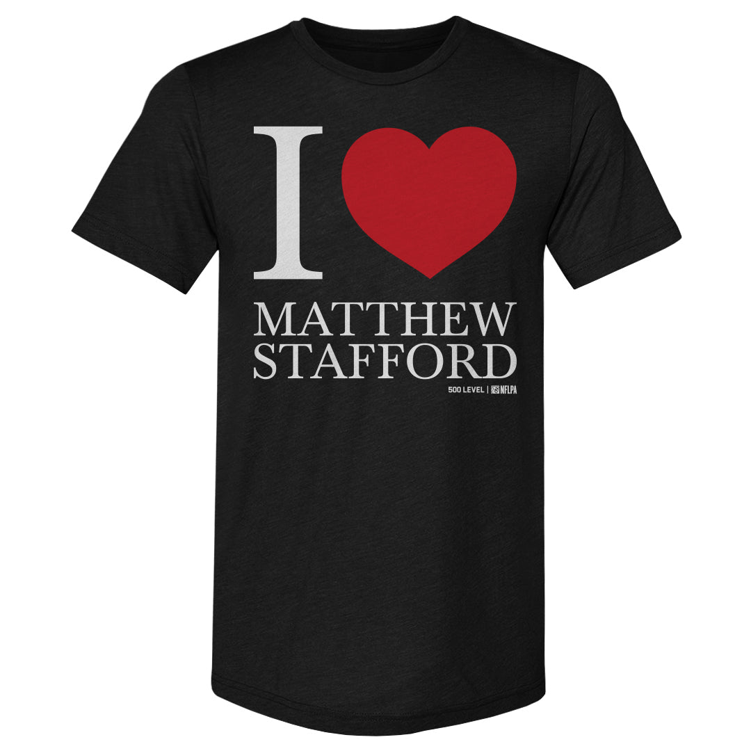 Matthew Stafford Los Angeles R I Love WHT
