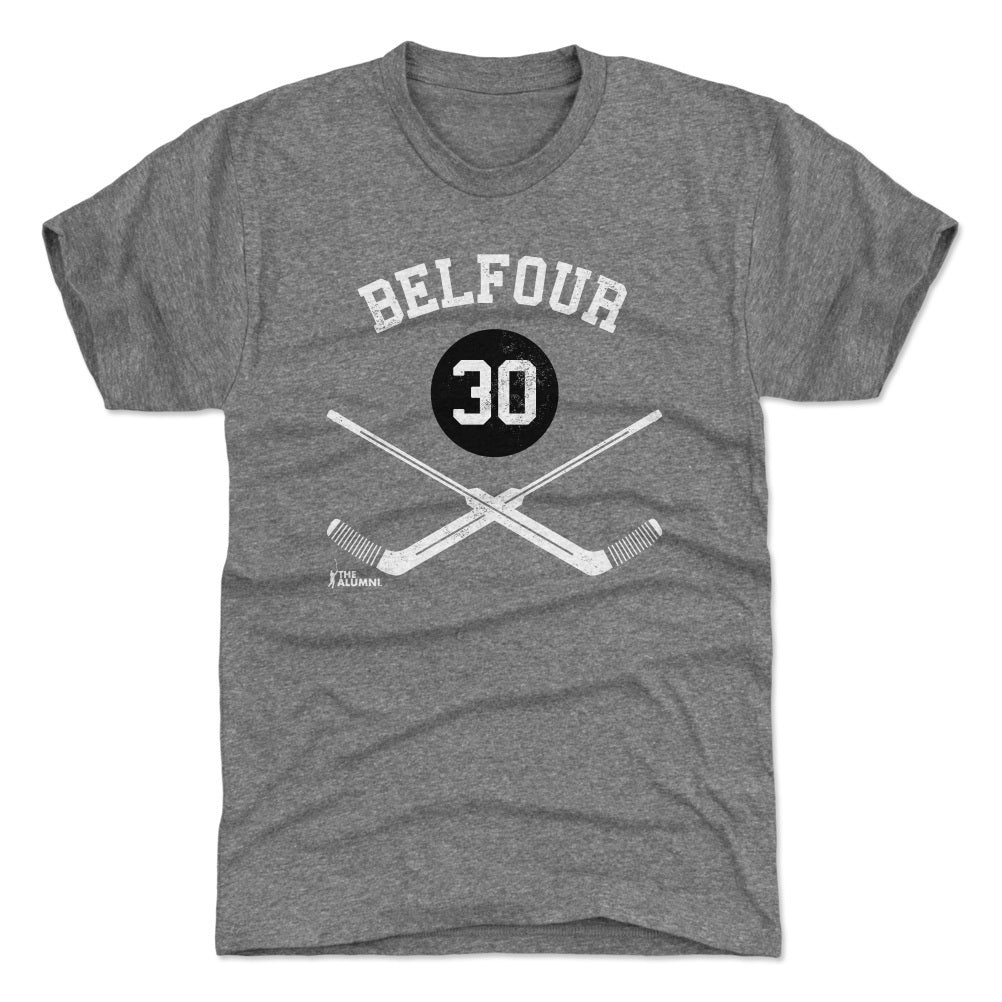 Ed Belfour Chicago 30 Goalie Sticks WHT