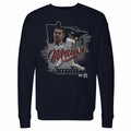 Joe Mauer Minnesota State Silhouette WHT