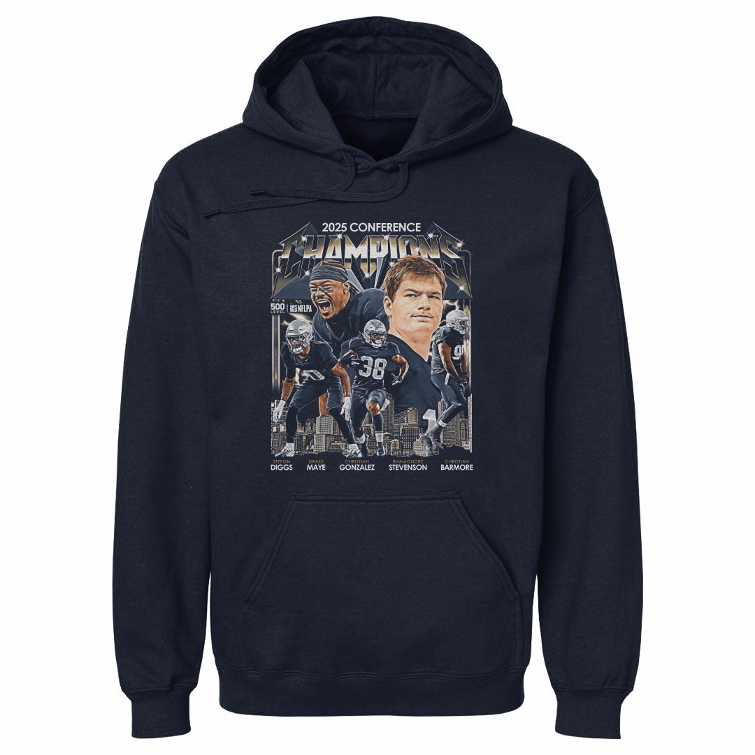 New England Football 2025 Conference Champions Vintage WHT
