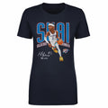 Shai Gilgeous-Alexander Oklahoma City Thunder Caricature WHT