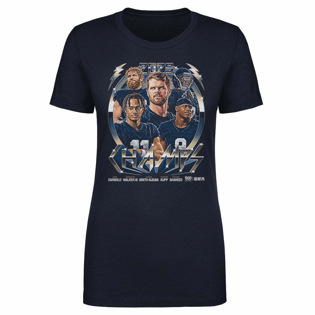 Seattle Football 2025 Champs Vintage WHT