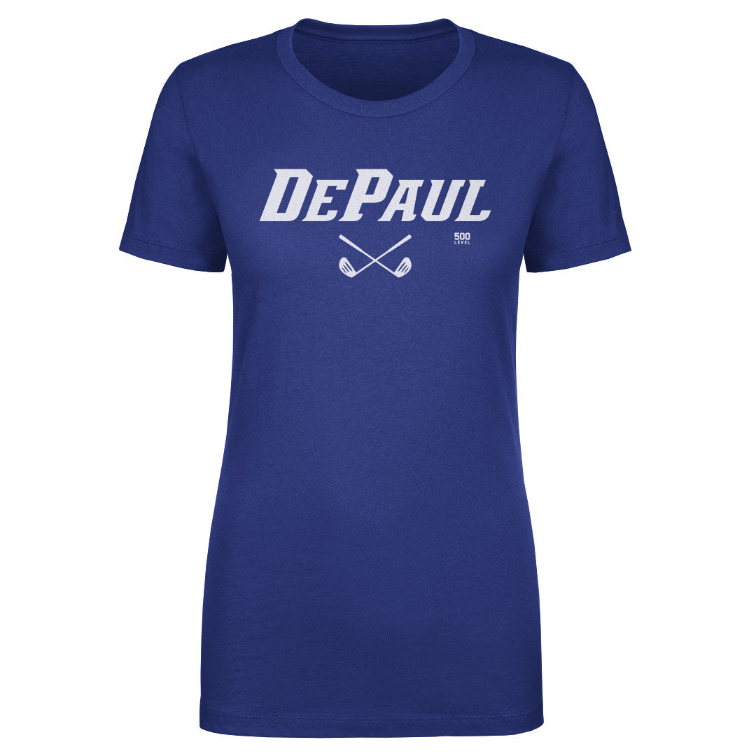 DePaul Blue Demons Golf Minimalist WHT