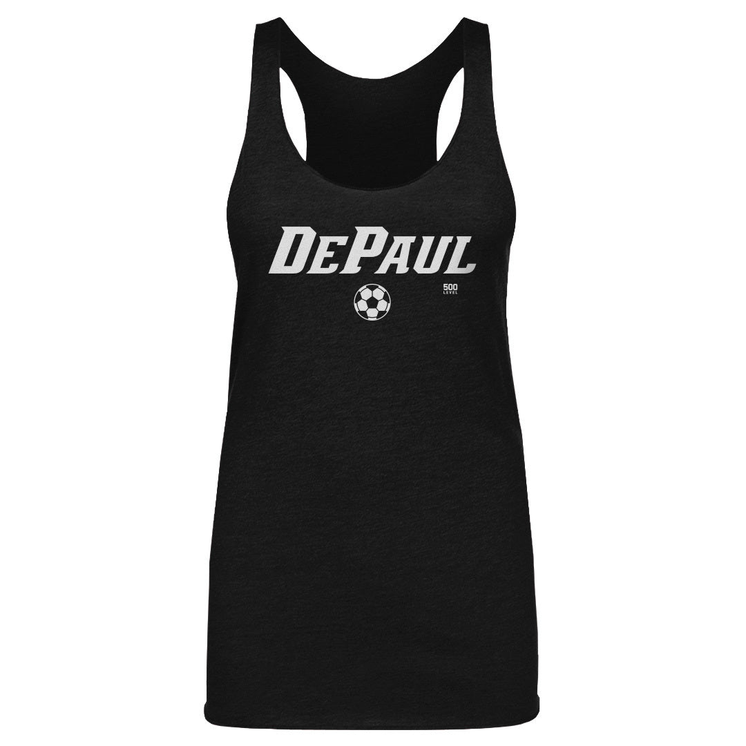 DePaul Blue Demons Soccer Minimalist WHT