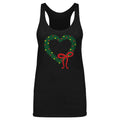 Christmas Heart Wreath WHT