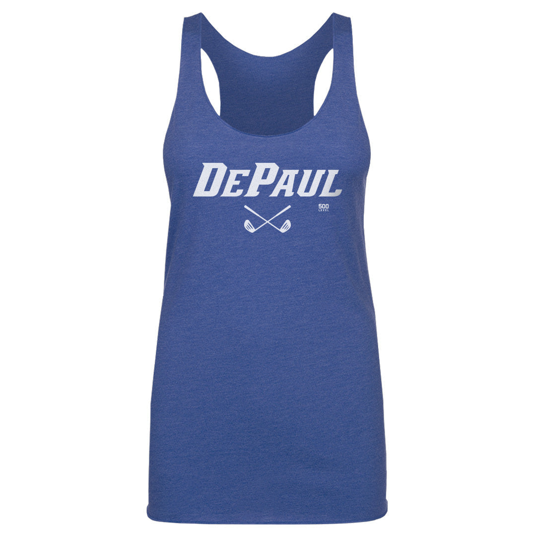 DePaul Blue Demons Golf Minimalist WHT