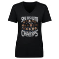 Seattle Football 2025 Champs Cartoon WHT