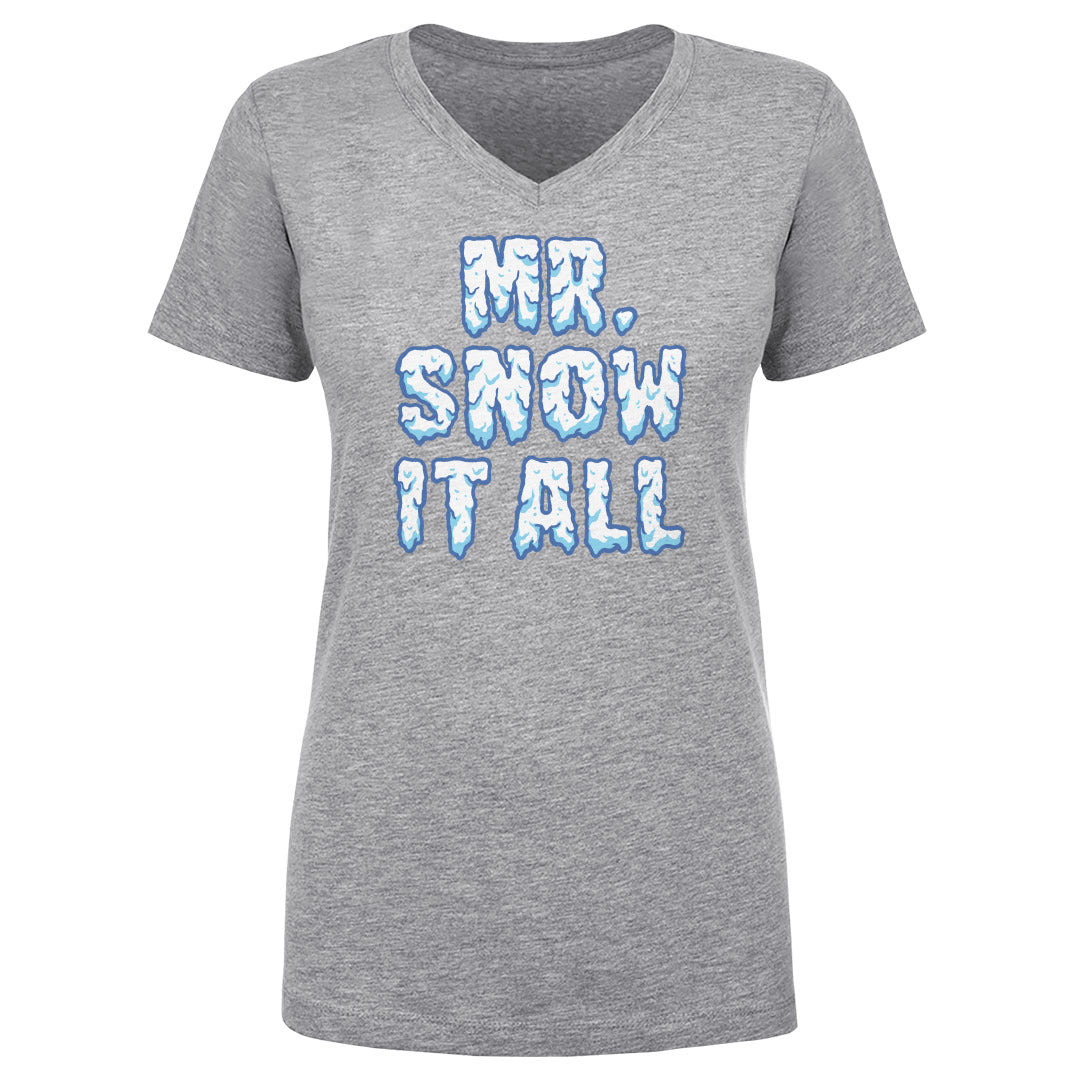 Christmas Mr. Snow It All WHT