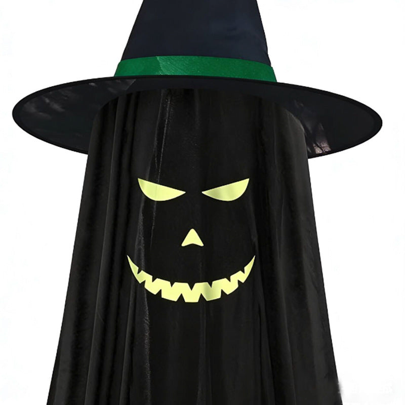 Halloween Ghost-Light-Up Wizard Hat Decorations