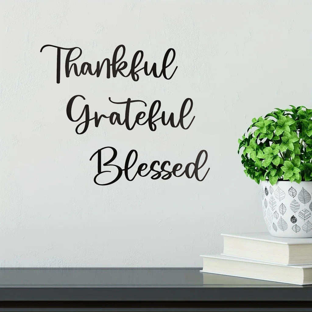 3-Piece Give Thanks' Scripture Wall Art Set