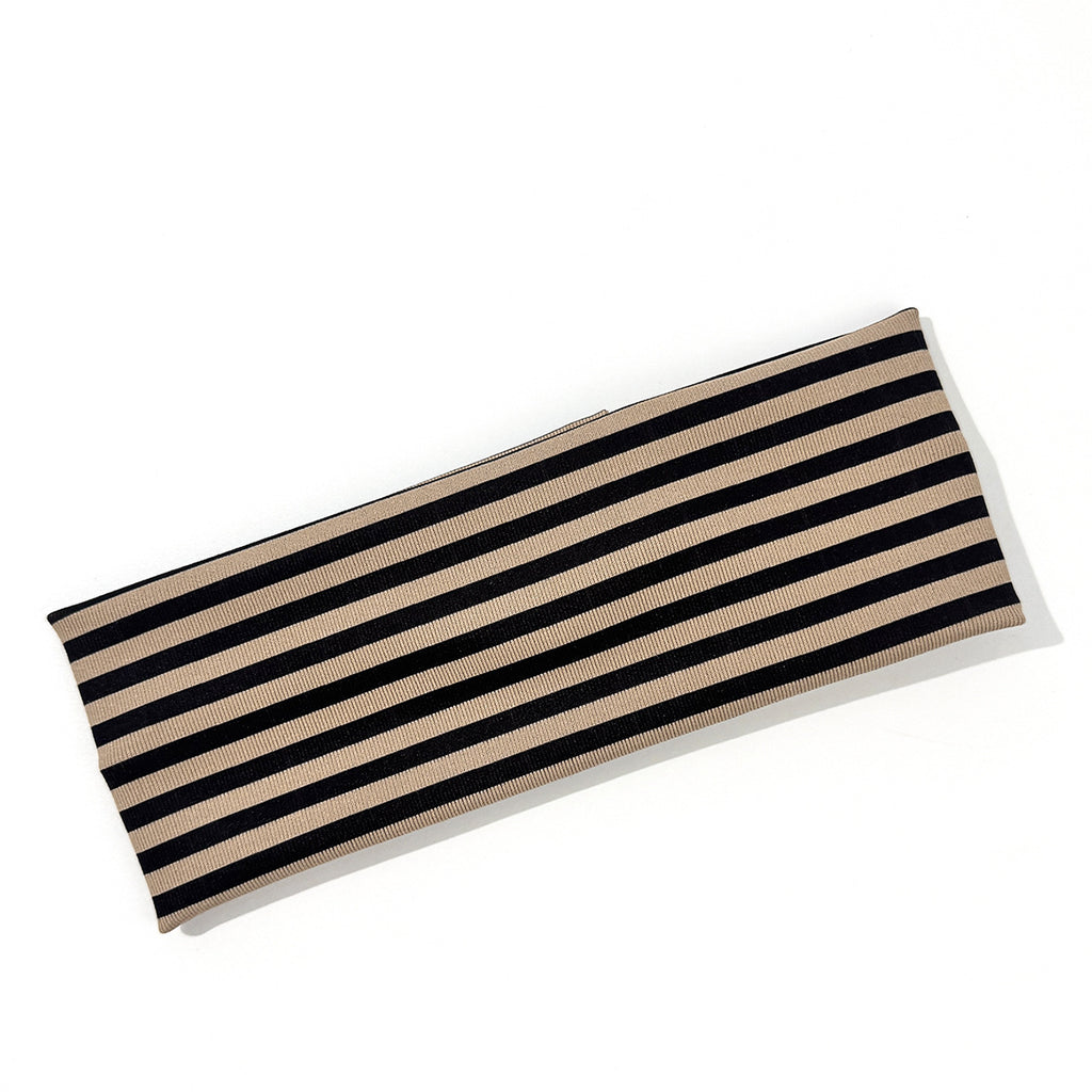 Striped Elastic Hairband Unisex Sports Headband Fashionable Hair Tie