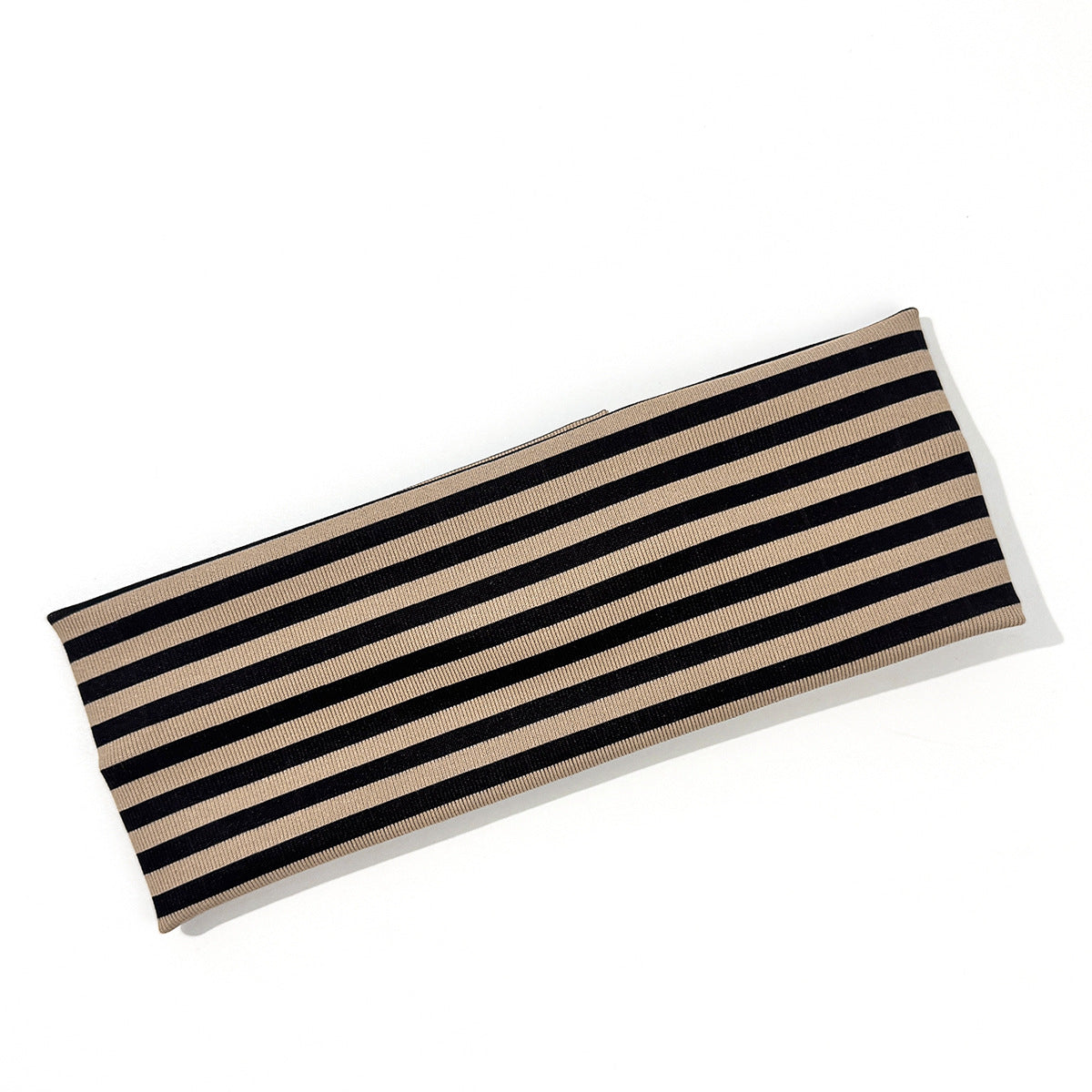 Striped Elastic Hairband Unisex Sports Headband Fashionable Hair Tie