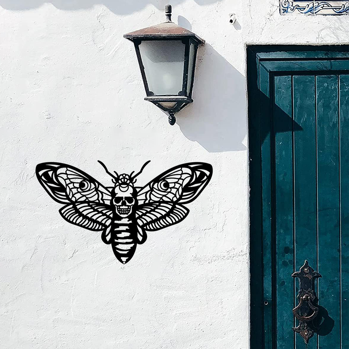 Vintage Moth Metal Wall Art - Gothic & Cottagecore Iron Wall Hanging