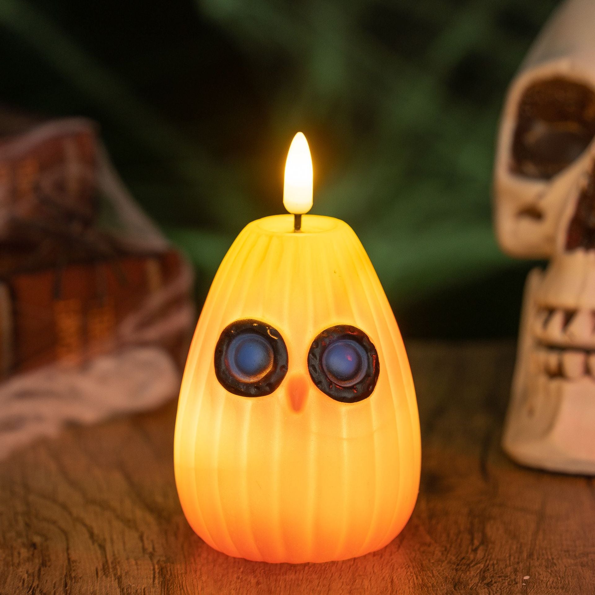 Halloween Decorations Funny Owl Glowing Pumpkin Night Light Party Atmosphere Props Desk…