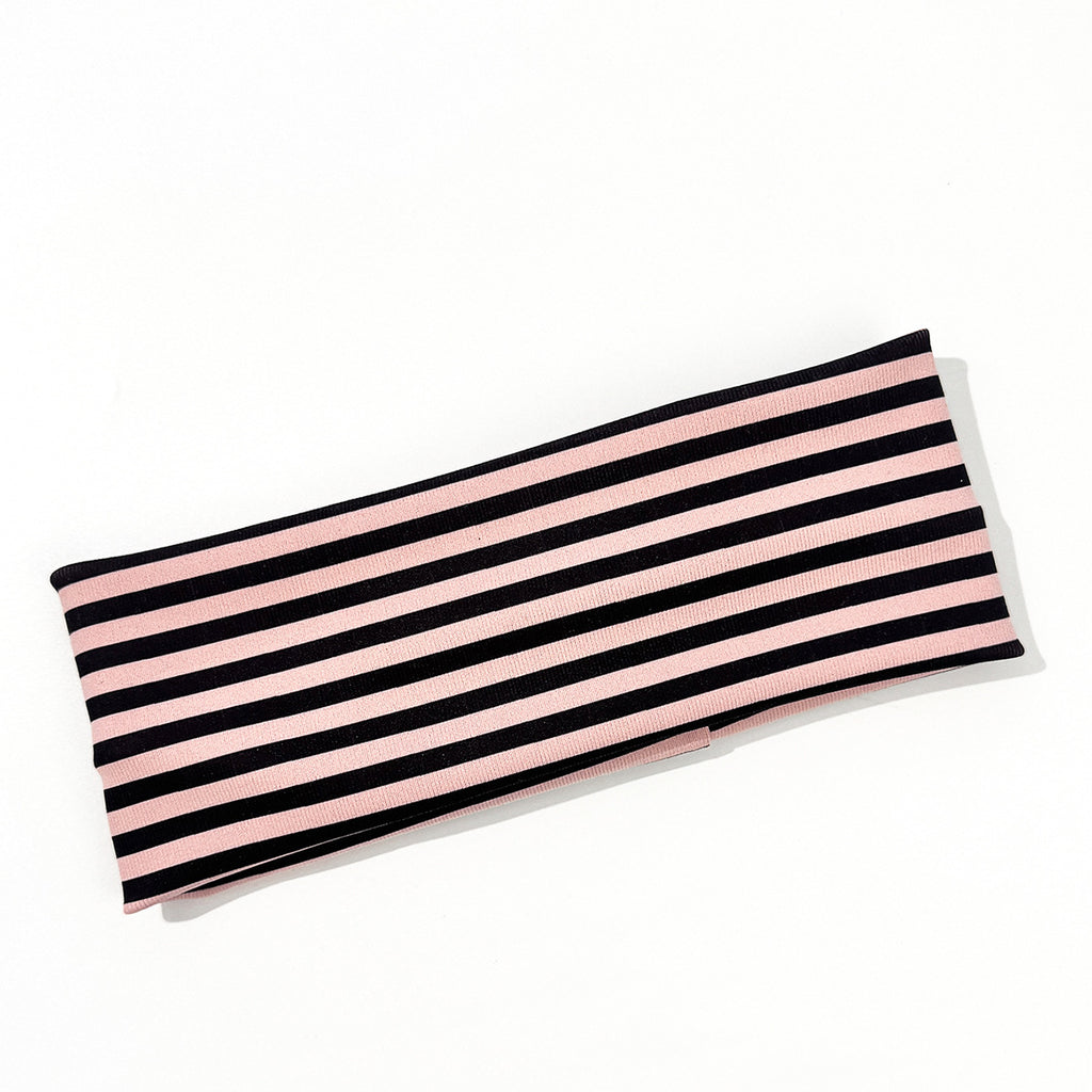 Striped Elastic Hairband Unisex Sports Headband Fashionable Hair Tie