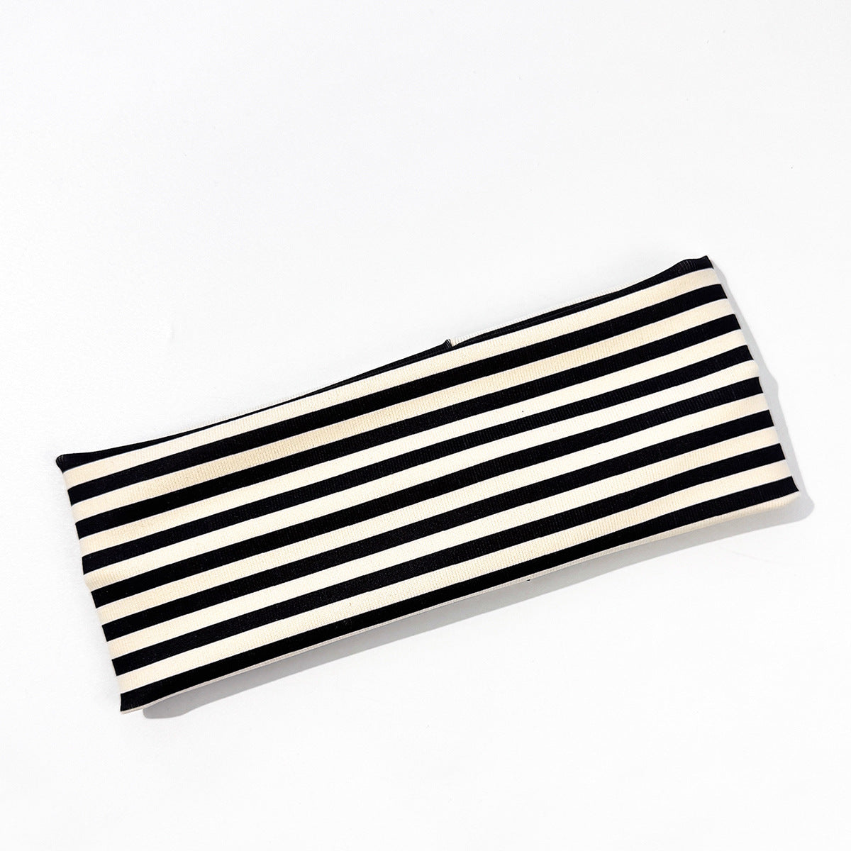 Striped Elastic Hairband Unisex Sports Headband Fashionable Hair Tie